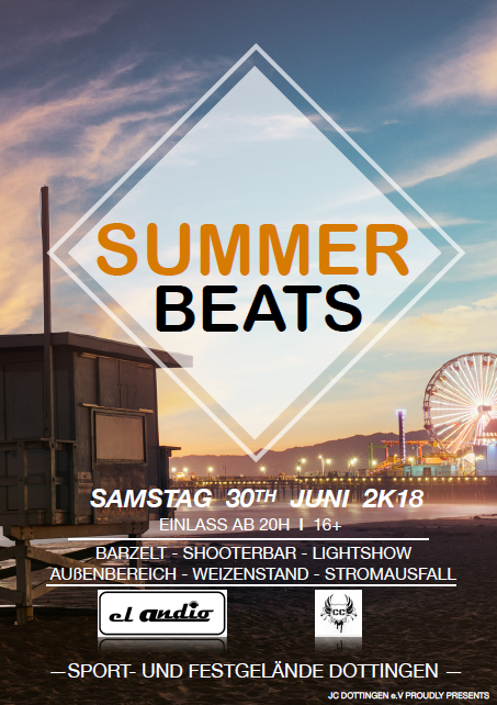 Party Flyer: SummerBeats 2018 am 30.06.2018 in Mnsingen